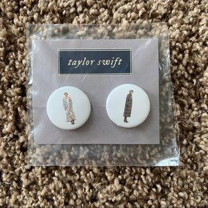 NEW Taylor Swift Folklore Evermore Pin Set